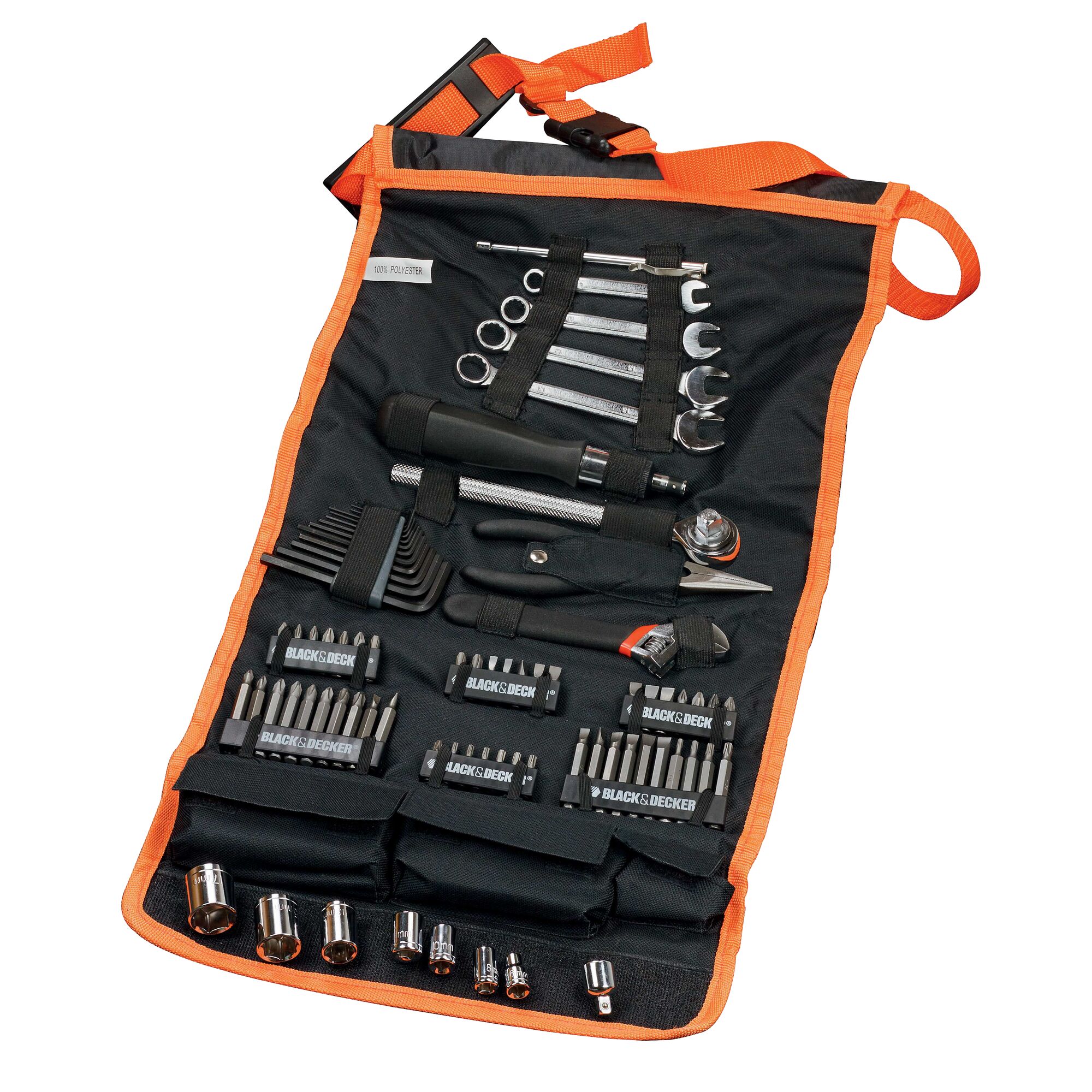 Automotive Handtool Set With Ratchet 76 pc BLACK DECKER