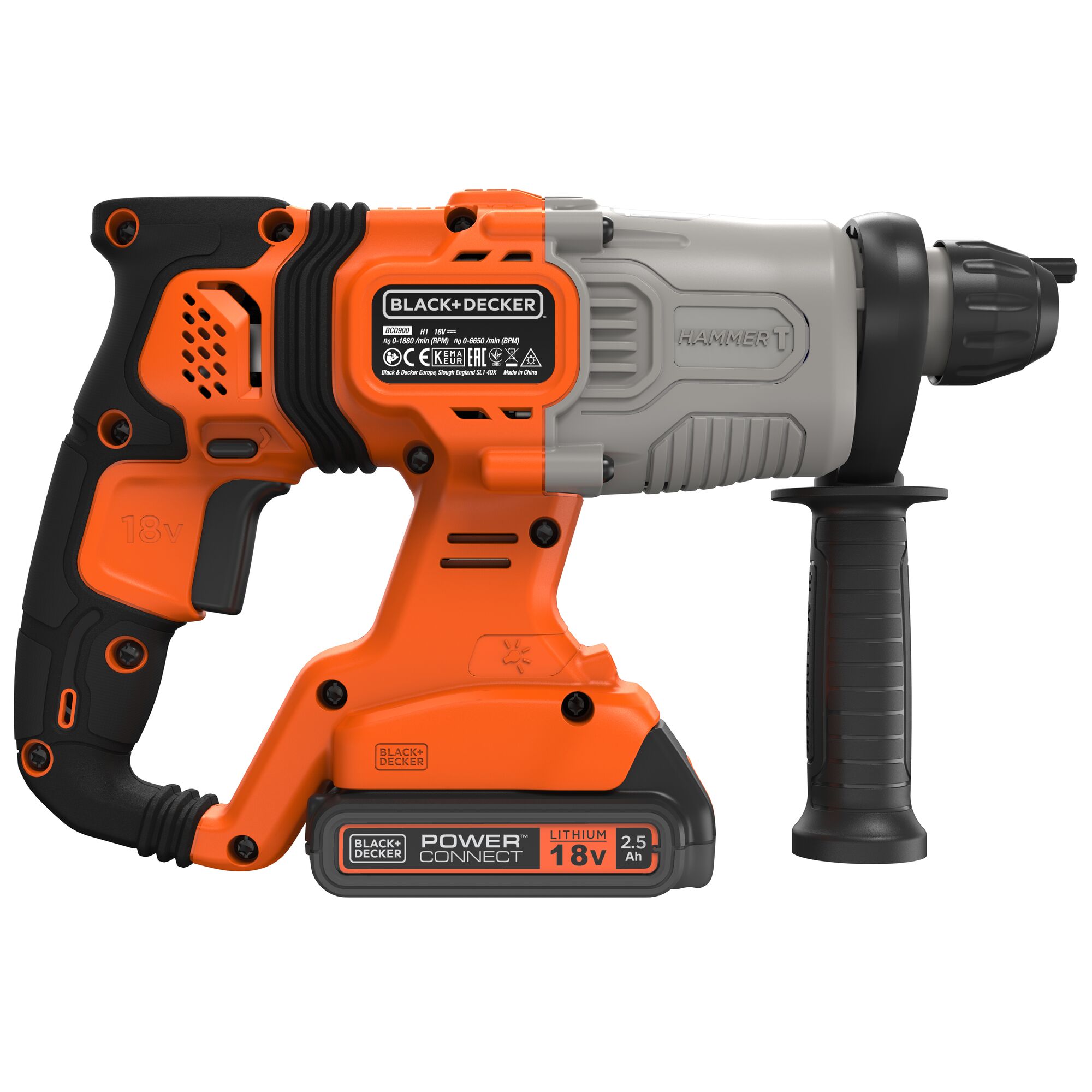 Black and decker cordless best sale sds drill