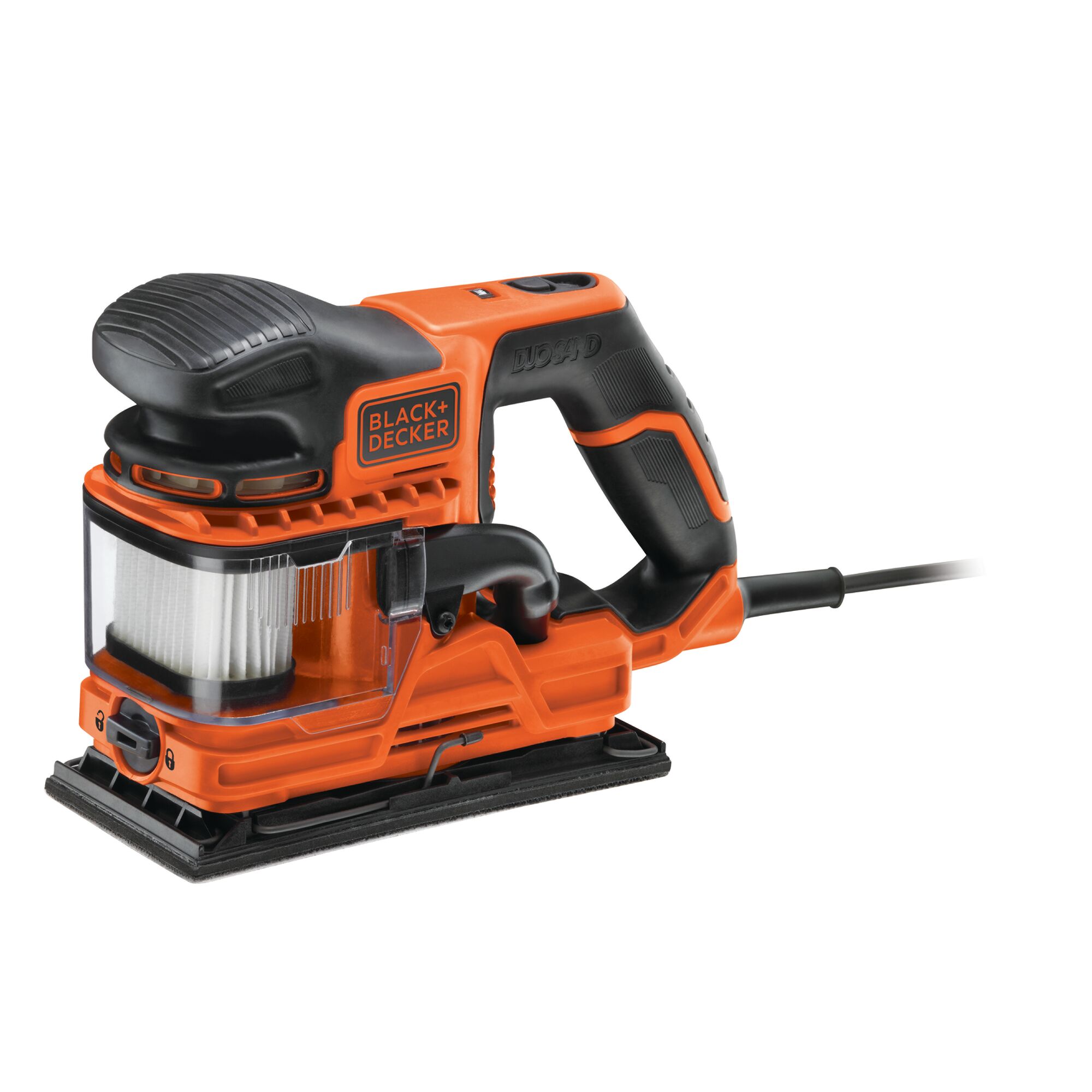 270W DUOSAND 1 3 Sheet Sander With Accessories BLACK DECKER